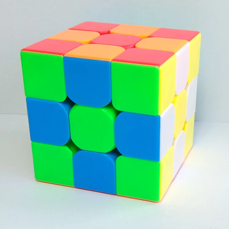 3 слоя скорость YuMo's Puzzle волшебный куб 3*3*3 Cubo Megico игрушка для детей кубики-подставки 3х3 57 мм Stickerless