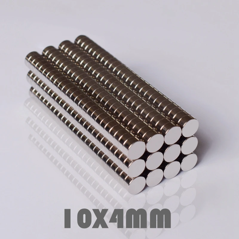 

30/50/100pcs 10x4mm Super Powerful Small Neodymium Magnet Sheet Permanent N35 NdFeB Strong Cuboid Magnetic Magnets 10mm x 4mm