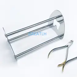Подставка из нержавеющей стали держатель для ортодонтические плоскогубцы для ножниц щипцов Для Стоматолог инструмент держатель