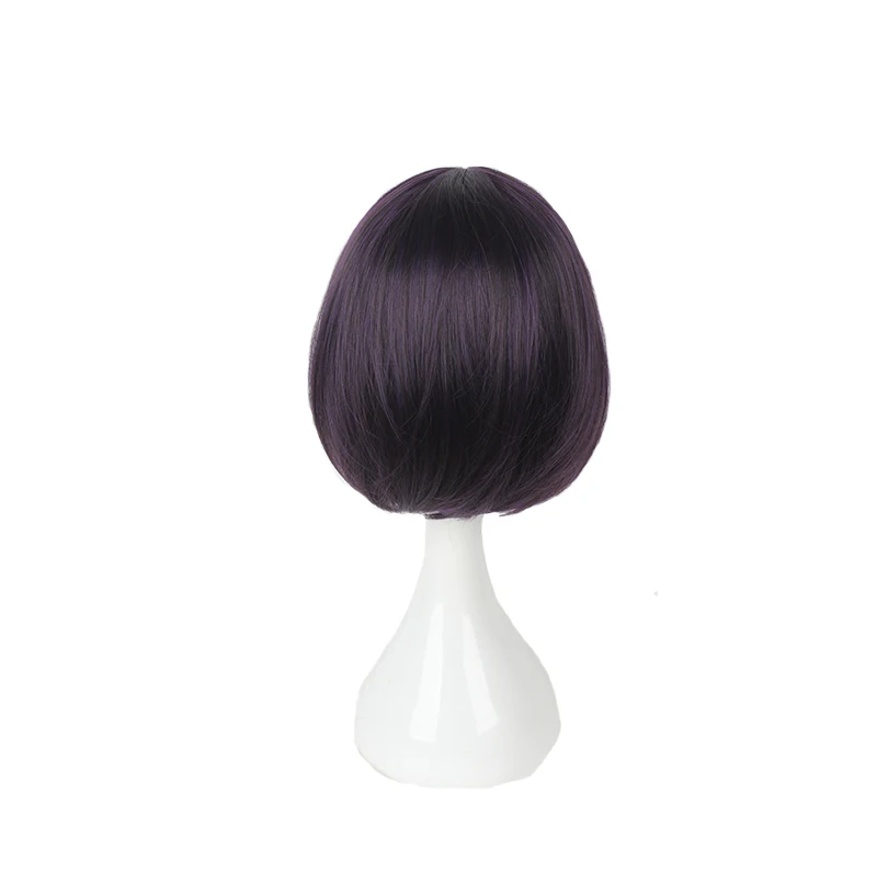 Mcoser 35 см прямые синтетические Короткие Фиолетовый Косплэй костюм парик Высокая Температура Волокно волос wig-641a