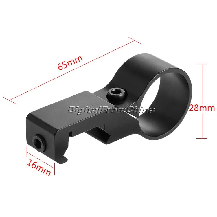 2016 High Quality Rail Mount Scope Mounts 1" Offset Ring Flashlight Light Laser Side Mount 20mm 7/8" Weaver Picatinny Rail Mount