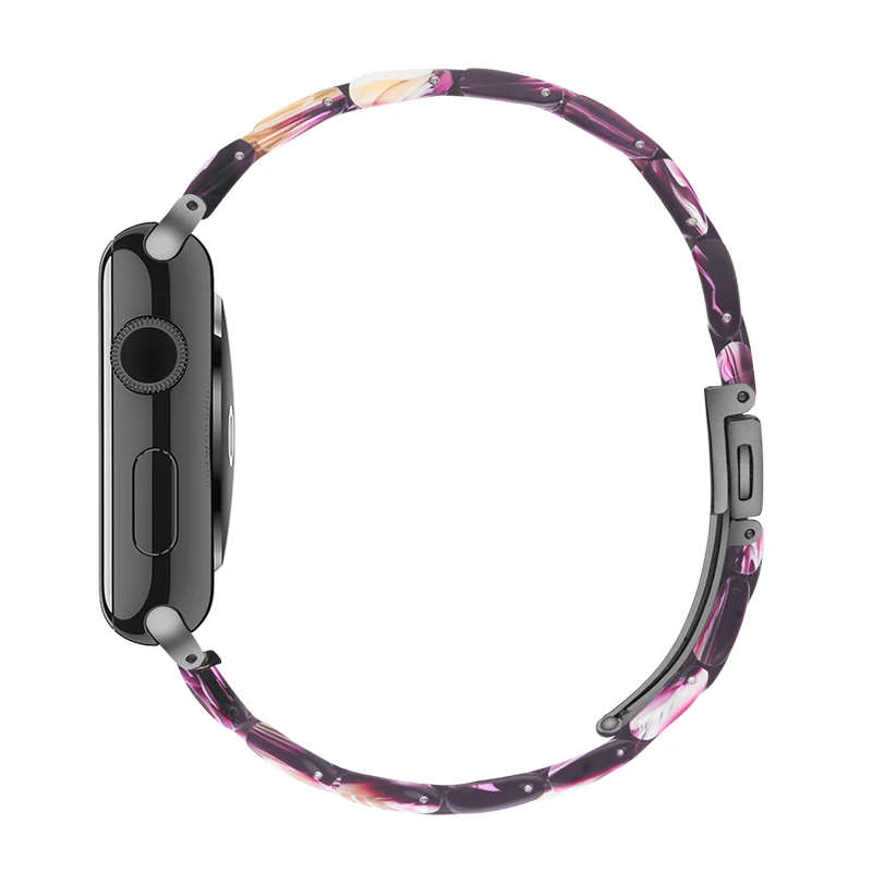 Ремешок из искусственной керамики для Apple Watch 1/2/3/4/5 38 мм/42 мм резиновый браслет Iwatch