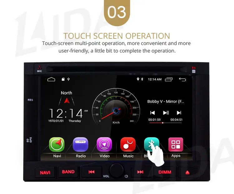 Sale LJDA 2 DIN Android 10.0 CAR Audio DVD player FOR PEUGEOT 3008 5008 Partner Citroen Berlingo gps Multimedia head device WIFI DAB 5