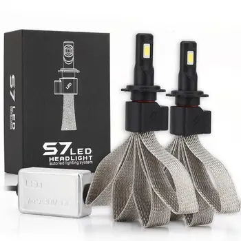 

Adeeing 2Pcs H7 Headlight S7 Car LED Replacement Bulb Car Signal Lighting Lamp Universal Application high quality LED r20