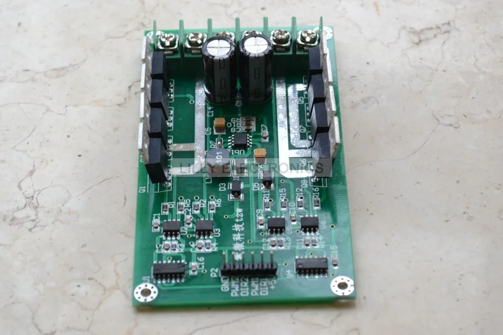 Dual Motor Driver Module Board H-Bridge DC MOSFET IRF3205 3-36V 10A Peak 30A 