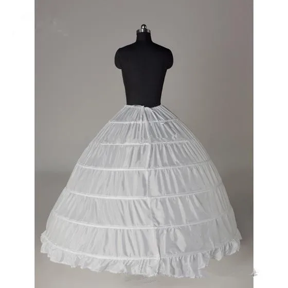 crinoline wedding gown