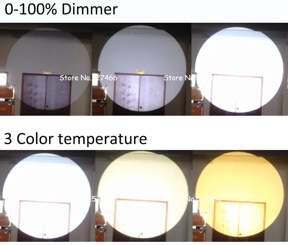 DMX 512 440 Вт Светодиодный светильник Fresnel COB с точечным фокусом, эллипсоидальный светильник/светильник Lekos, светильник с коротким и средним фокусным расстоянием