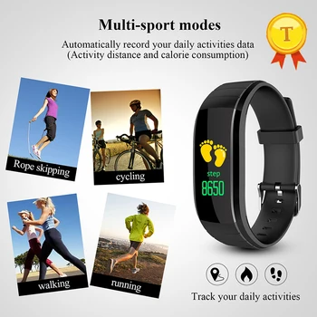 

Hot selling Smart Bracelet Pedometer IP67 Waterproof Fitness Tracker Call Reminder Bracelet Smartband wristband pk mi band3