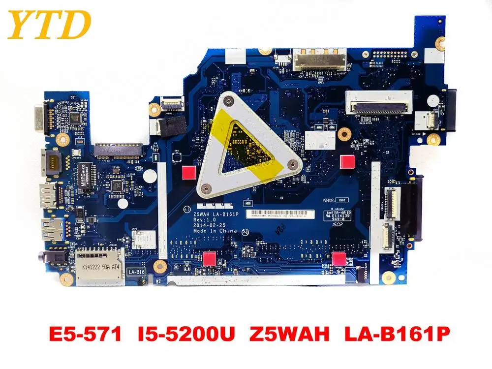 الأصلي لشركة أيسر E5-571G اللوحة المحمول E5-571 I5-5200U Z5WAH LA-B161P اختبار جيد شحن مجاني