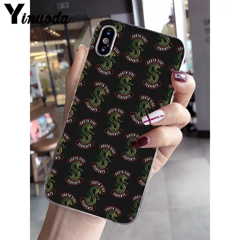 Yinuoda Riverdale South Side Serpents DIY Painted Beautiful Phone Case for Apple iPhone 8 7 6 6S Plus X XS MAX 5 5S SE XR Cover Yinuoda Riverdale South Side Serpents DIY Painted Beautiful Phone Case for Apple iPhone 8 7 6 6S Plus X XS MAX 5 5S SE XR Cover