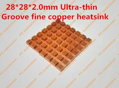 Fast Free Ship 28*28*2.0mm Ultra-thin Groove fine copper video memory internal storage BGA Router Set Top Box Chip heat sink Fast Free Ship 28*28*2.0mm Ultra-thin Groove fine copper video memory internal storage BGA Router Set Top Box Chip heat sink