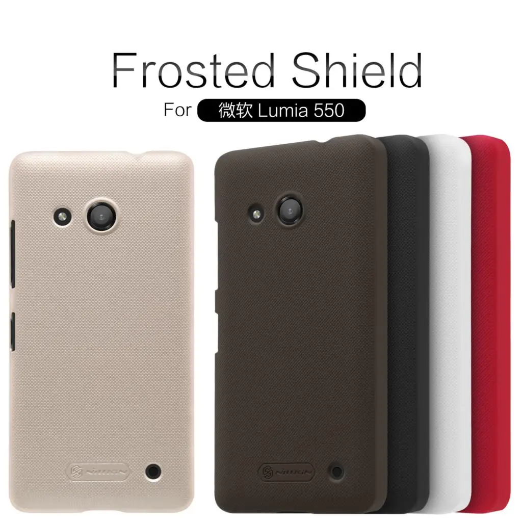 Чехол для Lumia 550 Nillkin Frosted Shield Hard Armor Back Cover матовый чехол Microsoft | Мобильные телефоны и