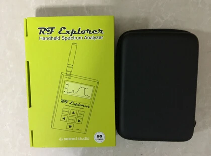 Rf Explorer 6G комбинированный Ручной цифровой анализатор спектра а также RFEMWSUB3G расширения Module109990063 с черный резиновый чехол