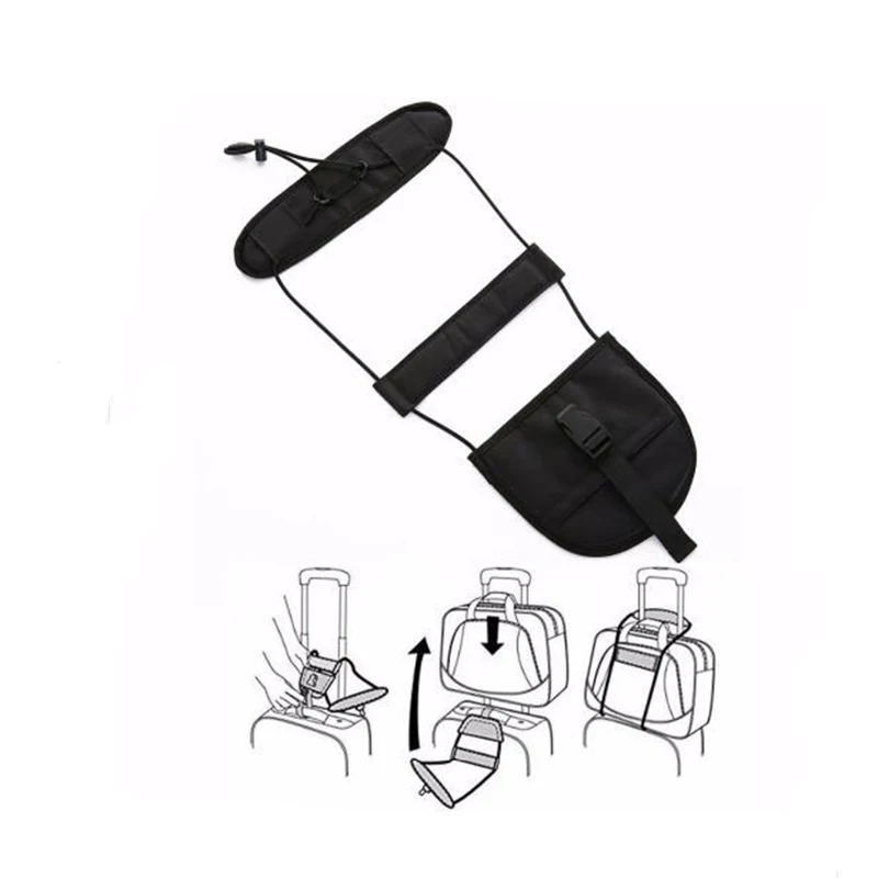 Elastic Telescopic Luggage Belt Travel Bag Parts Suitcase Fixing Belt Adjustable Safety Packaging Travel Accessories