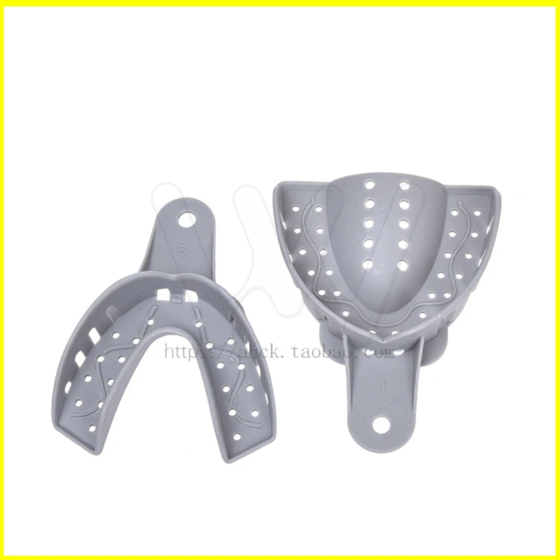 Plastic Tooth Tray U Shape Teeth Holder Tools Set Dental Impression Trays (1)