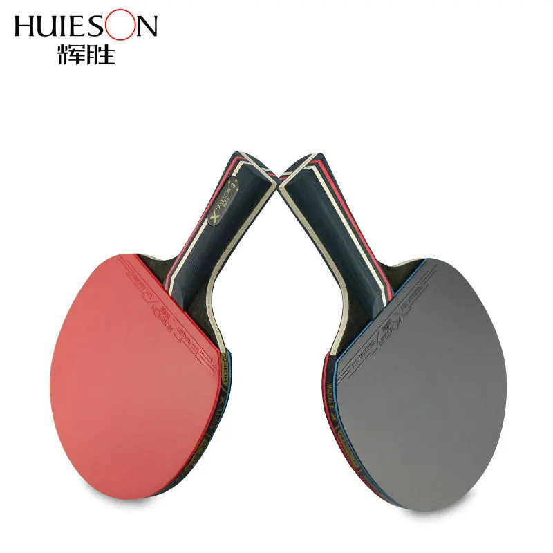

Table Tennis Racket Ping Pong Racket Pad Blade Bat With Pingpong Bag Kalemlik Sticky Power Pimples-In Rubber Good Control