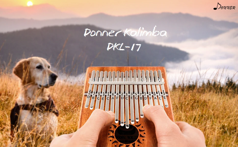 Donner 10/17 клавишный палец калимба Mbira большой палец пианино мини-клавиатура Marimba деревянный музыкальный инструмент корпус из красного дерева с тюнинговыми инструментами