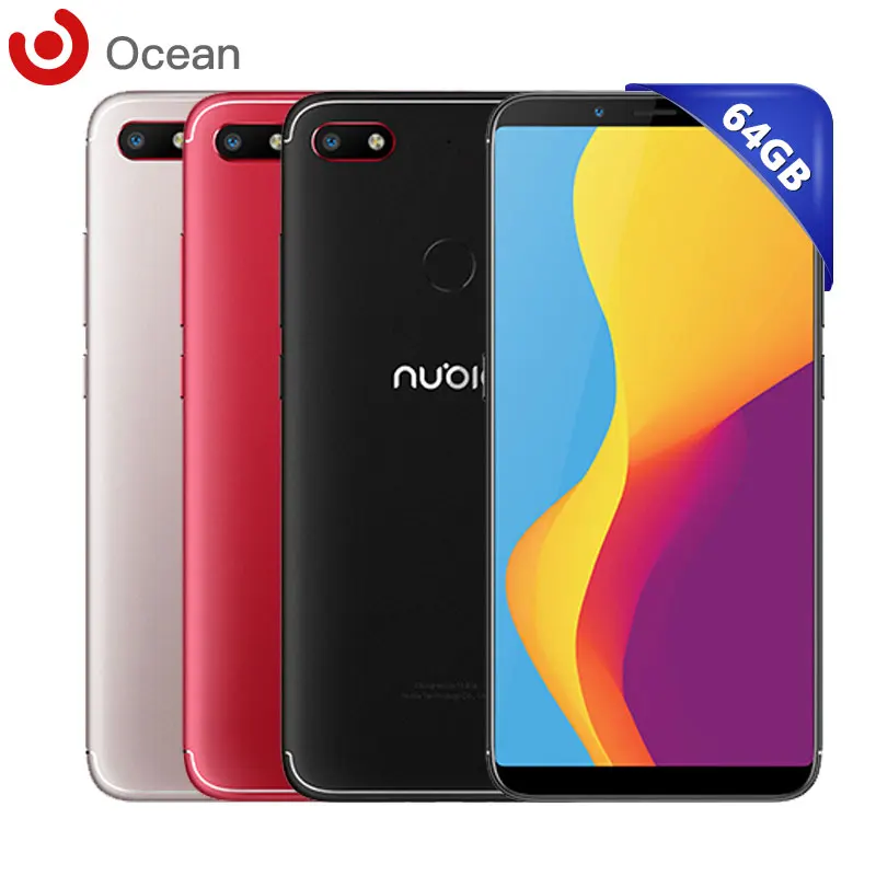 Смартфон zte Nubia V18 Snapdragon 625 Octa Core 2 0 GHz Face ID 4GB ram 64GB rom 6 01 '񟯠x1080 Android 7 1 Dual SIM