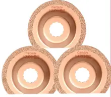 3 pcs Semicircular Carbide oscillating muti tool blades for power tools Ridgid,AEG,Worx Sonicrafter accessories,flush cut blade