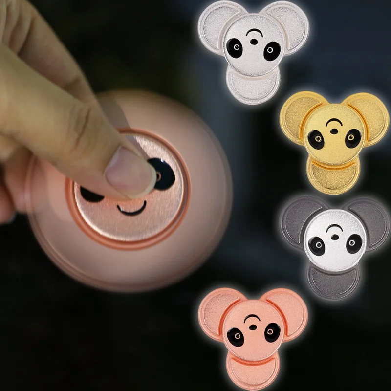4 Colours Finger Spinner Panda Rotating Fidget Hand Spinner ADHD Autism Fingertips Fingers Gyro Reduce Stress Gift Toys 4 Colours Finger Spinner Panda Rotating Fidget Hand Spinner ADHD Autism Fingertips Fingers Gyro Reduce Stress Gift Toys