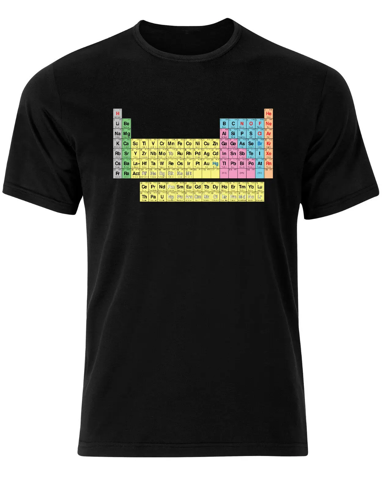 

Periodic Table Science Educational Geek Mens Short SleeveTee Shirt Top Funnny Printed Tee