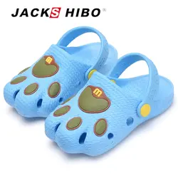 JACKSHIBO детские летние сандалии милые сандалии для девочек Нескользящие мягкость воды обувь дышащая детская обувь Регулируемый новый дизайн