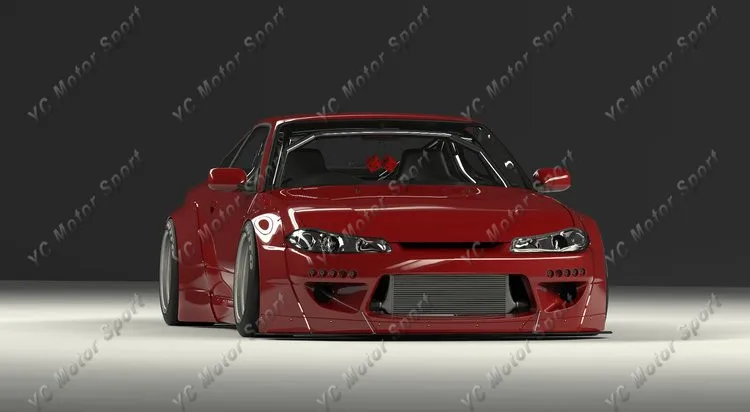 1999-2002 Nissan S15 Silvia Rocket Bunny Style Body Kit FRP (30)