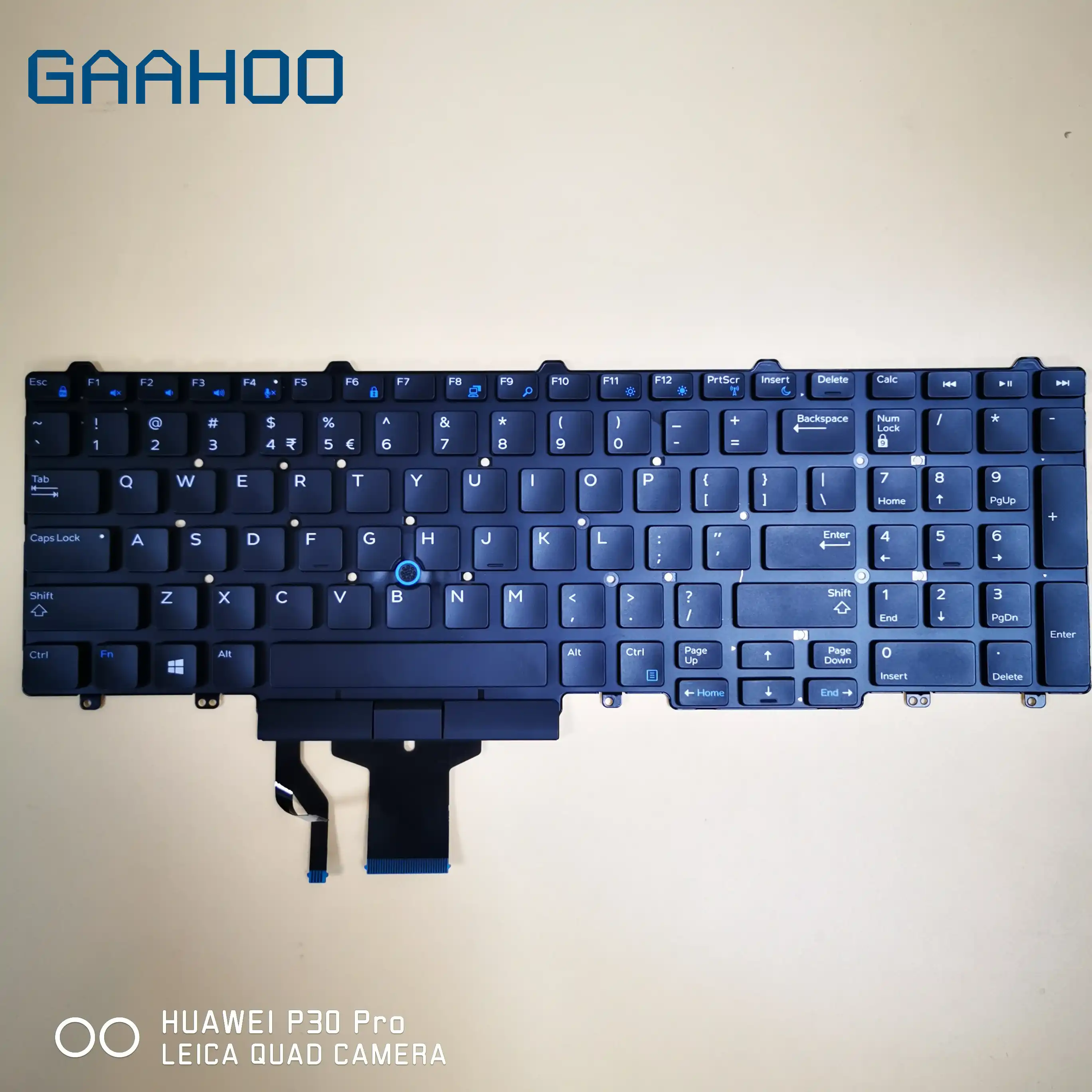 Dell Latitude E5550 E5570 GERMAN QWERTZ Keyboard P//N 1MDFN