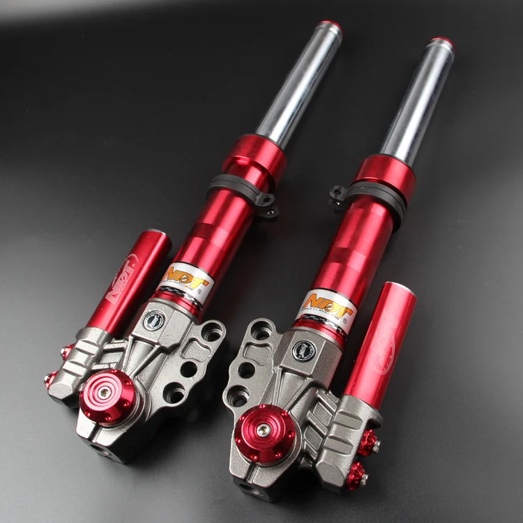

Motorcycle Front Shock Absorbers Suspension Fork Tube 33mm/400mm For Yamaha Scooter Bws Cygnus Modify(not Adjustable)