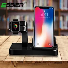 ESSIEN Роскошная металлическая Зарядная база док-станция Колыбель настольное Док-зарядное устройство для Apple iPhone X 5 5C 5S 6 6S 6 Plus 6S 7 8 Plus