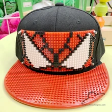 Детские DIY Съемные блоки бейсбольная кепка s заклепки хип-хоп кепка snapback шапки для маленьких мальчиков и девочек