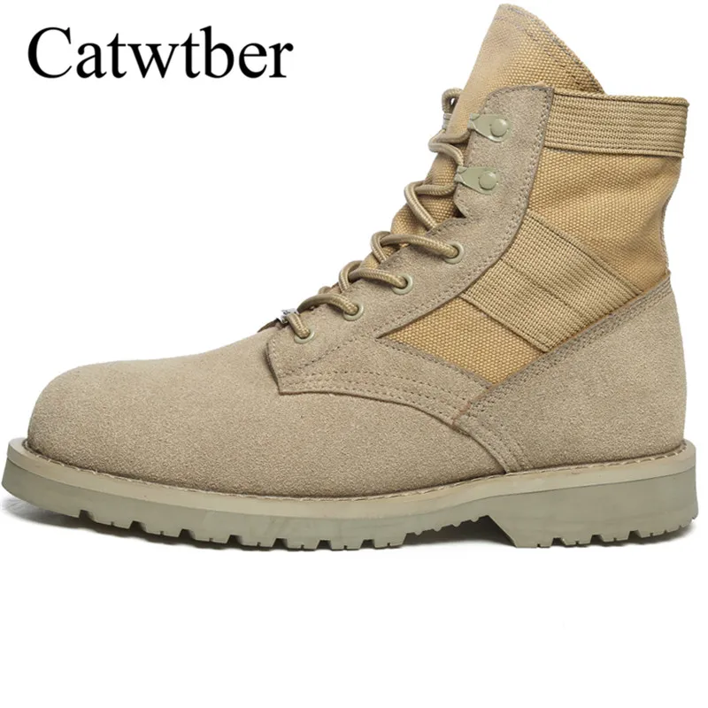 

Catwtber Unisex Couple Warm in Winter High Top Men Boots Shoes Fashion Martin Ankle Motorcycle Boots Leather Autumn Male Botas