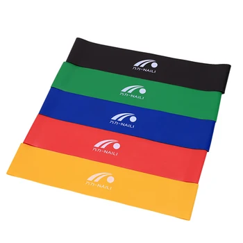 

5PCS/Set Resistance Band fitness 5Levels Latex Gym Strength Training Rubber Loops Bands Fitness CrossFit Equipment Free Shipping