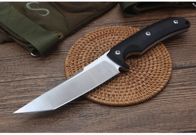 Открытый нож с фиксированным лезвием, Полный Тан Dc53 стальной тактический нож для выживания, пользовательские Джунгли ножи, EDC прямые охотничьи ножи инструмент