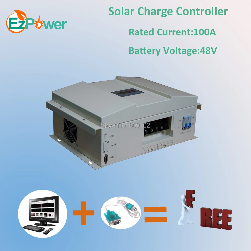 

100A 48V PWM solar charge controller, 5KW solar controller