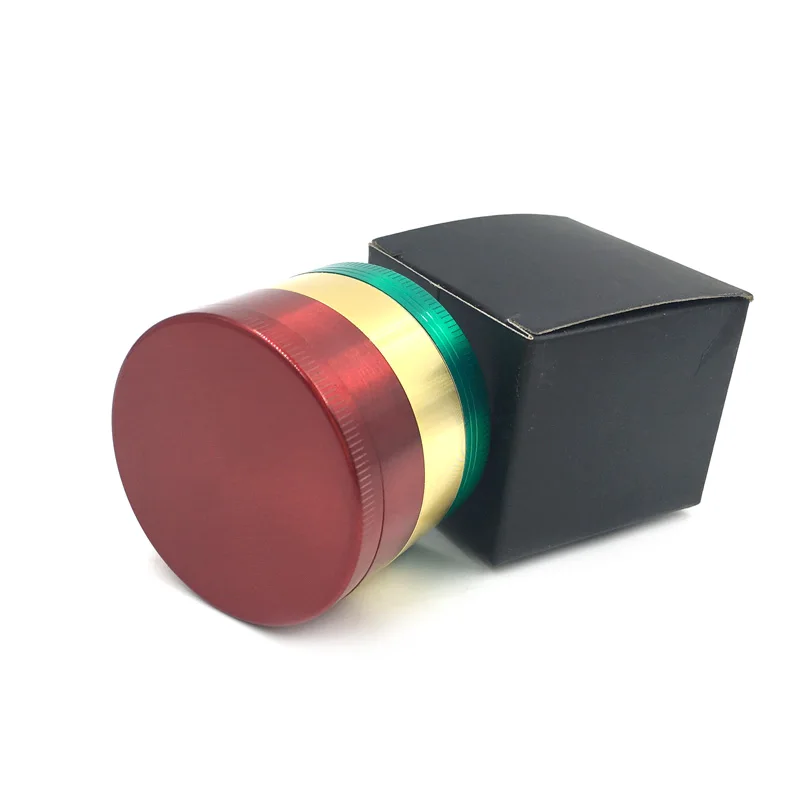 

Metal Color four layer Herb Grinder For Smoke Tobacco Pollen Hand Grinding Smoking Pipe Wholesale Grinder Free Delivery