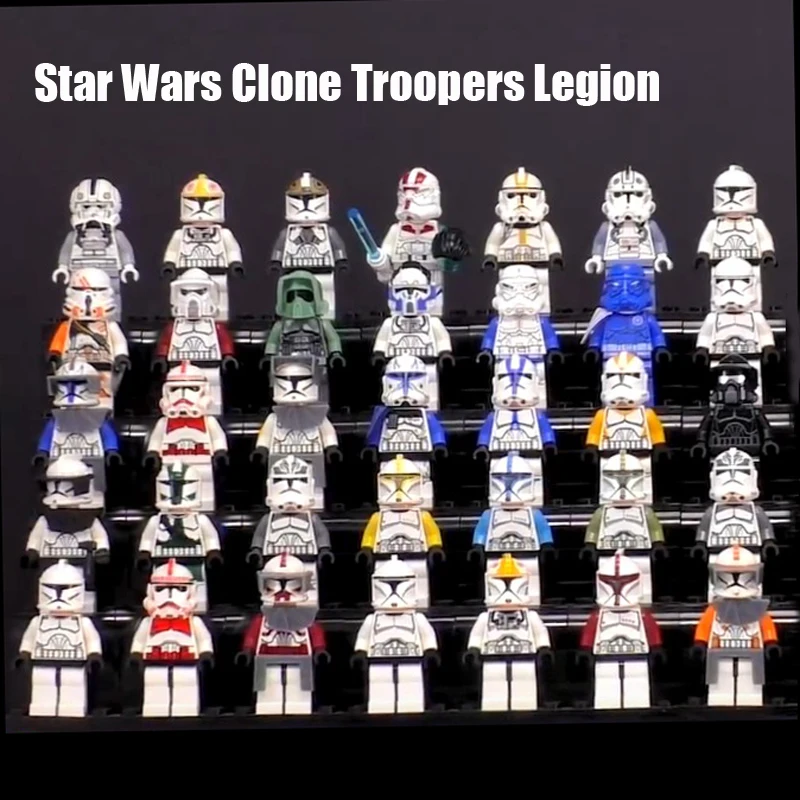 

Star Wars Clone Trooper Legion SW910 SW502 SW492 Commander Compatible legoe minifig blocks kids Christmas New Year toys