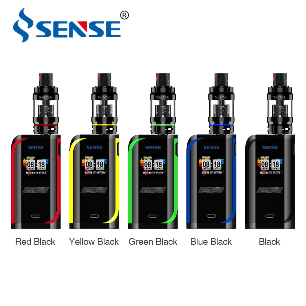 

Clearance Original Sense V-Jet TC Kit with 4.5ml Huge Capacity V-Jet Tank & Max 230W Output Huge Power No 18650 Battery Ecig Kit