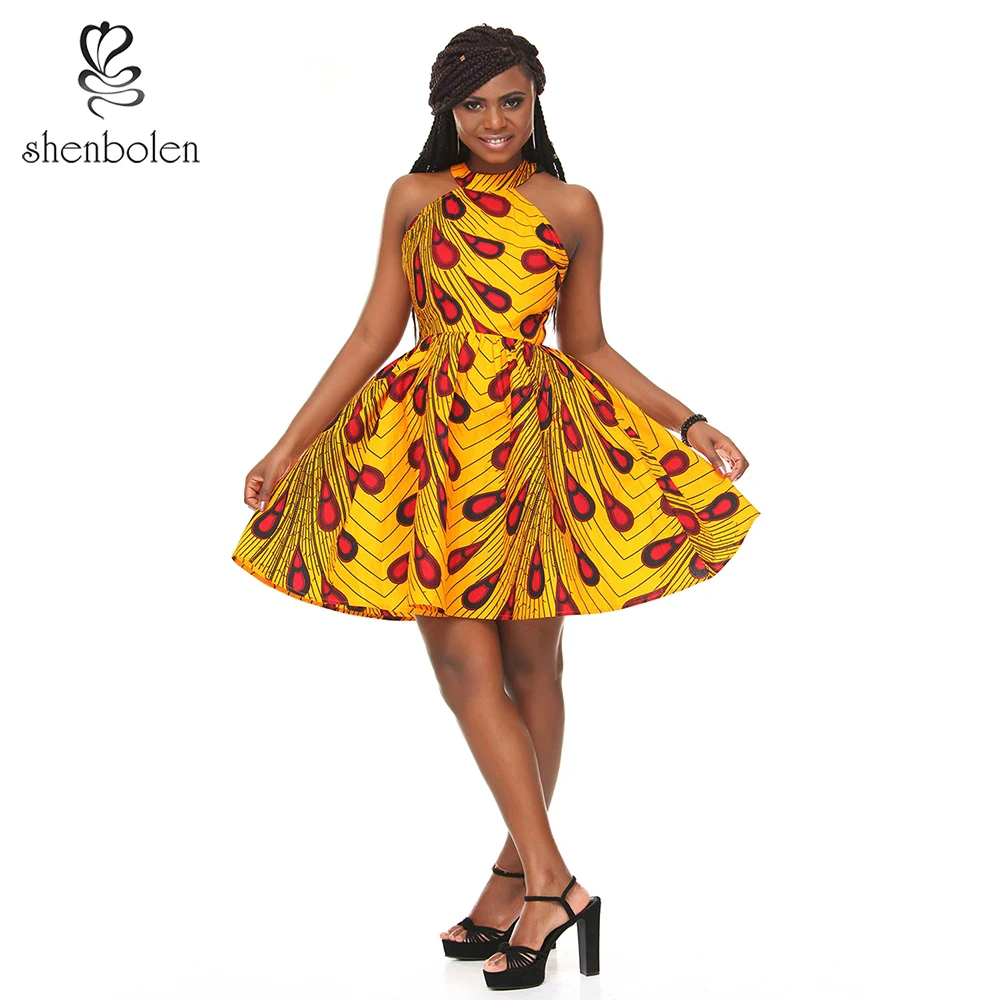 

2016 summer African dresses for women ankara sexy Party Dress Knitting stitching Batik tight dress free shipping