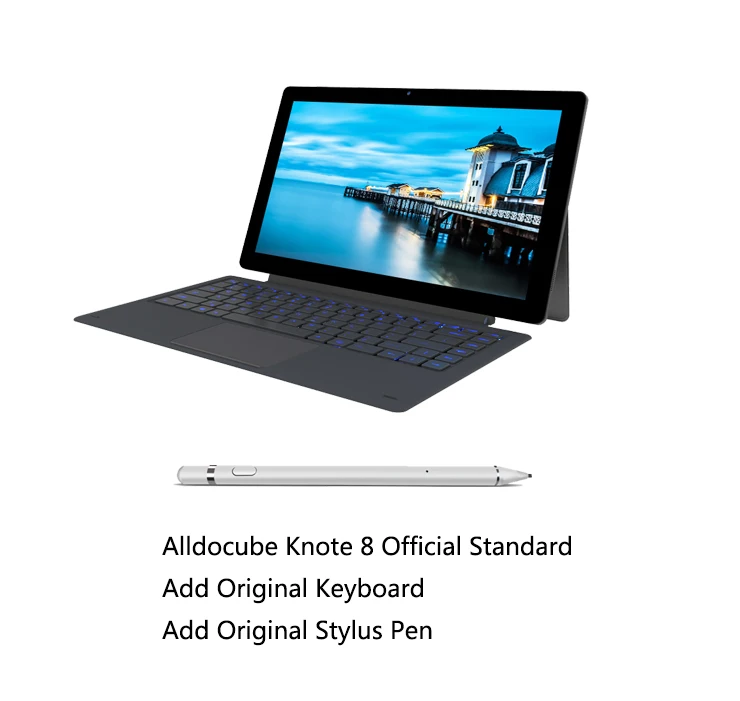 13,3 ''ips 2560*1440 Alldocube Knote8 Ultrabook планшетный ПК с Windows 10 Intel kaby Lake 7Y30 двухъядерный 8 Гб оперативная память 256 встроенная Тип C - Комплект: Add Keyboard n Pen