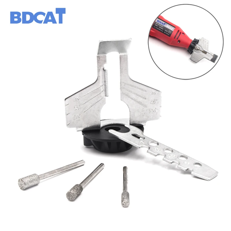 

BDCAT Saw Sharpening Attachment Sharpener Guide Drill Adapter for Dremel drill Rotary accessories