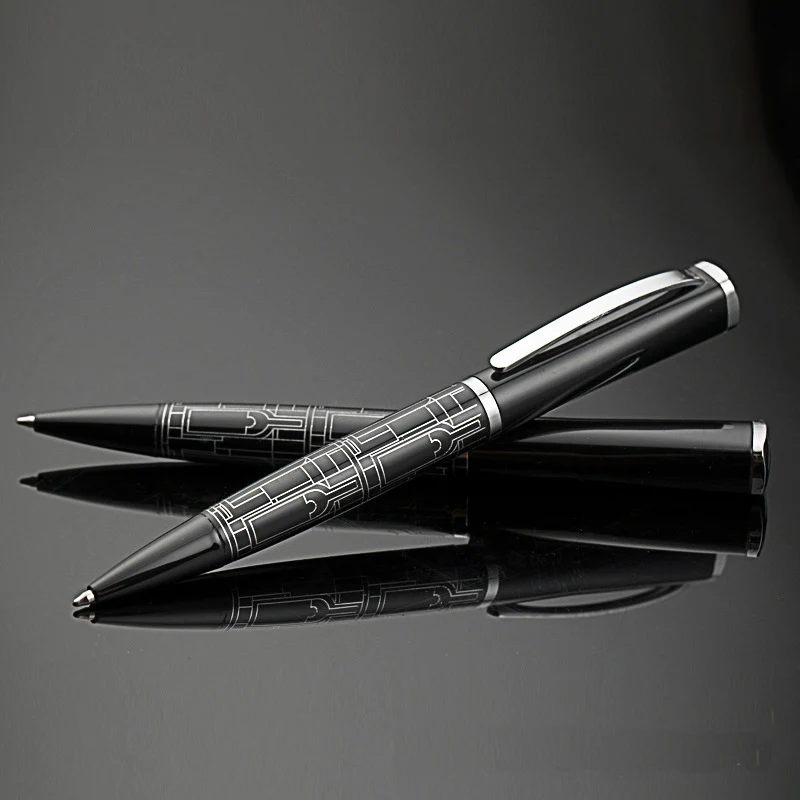 

FGHGF 1PCS New Brand Luxury Executive Ballpoint Pen High Quality Business Metal Pens for School Office Supplies