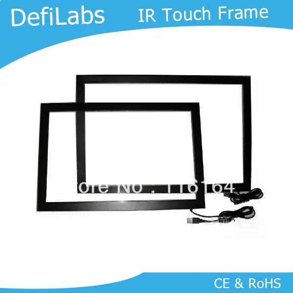 

DefiLabs 2 points 55" Infrared multi touch screen frame panel kits
