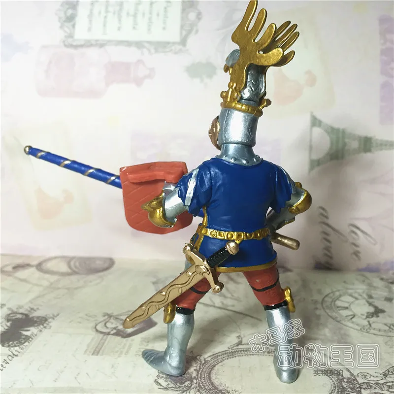 

3.75inch pvc figure Knight crusader medieval soldier character figure model