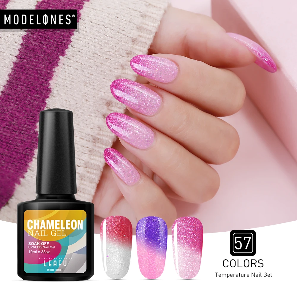 Modelones 10ML Thermo Nail Gel Polish Change Color Temperature UV Nail