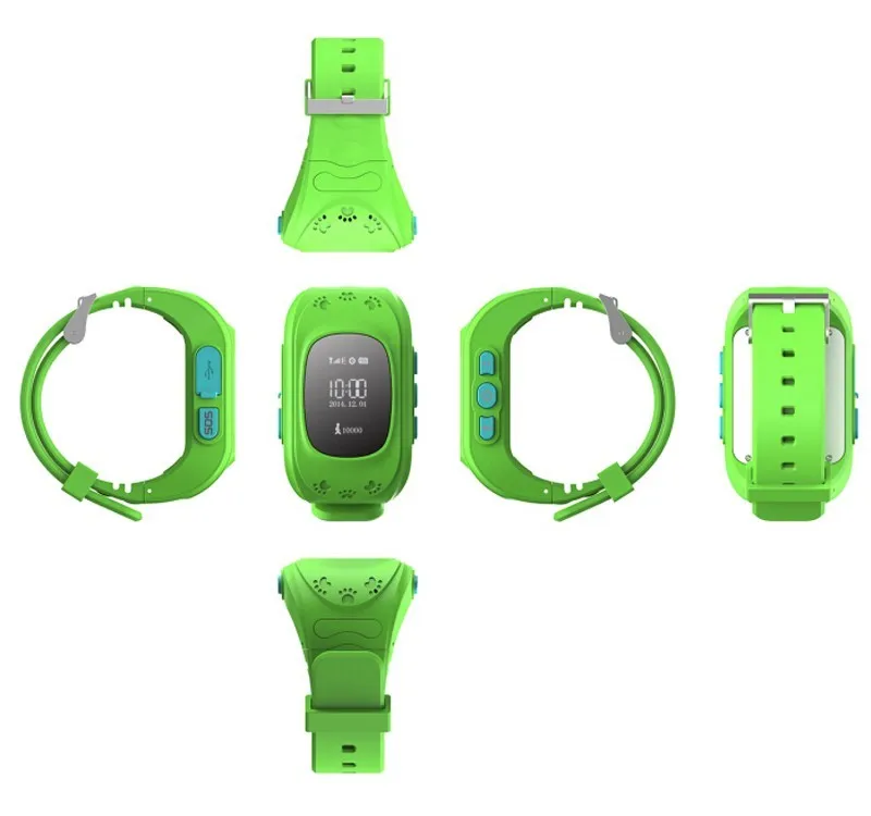 Spy GSM Smart Phone Watch Children Kid Wristwatch Q50 GPS Locator Tracker Bracelet Child Anti-Lost Smartwatch For Apple Android