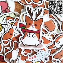 Получить скидку 40 pcs Cute little reindeer Sticker for Luggage Skateboard Phone Laptop Moto Bicycle Wall Guitar/Eason Stickers/DIY Scrapbooking