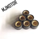 6pcs set Scooter Variator Copper Rollers Weight 15g For Chinese 150cc GY6 152QMJ Scooter QJ