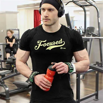 

HETUAF 2018 New T-shirt Men Fashion Brand Clothing Bodybuilding&Fitness Men's Singlets Tank Shirts Gyms