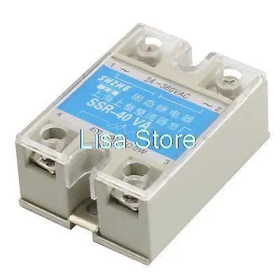 

SSR-40VA AC 24-380V 40A Resistance Type Adjustable Solid State Relay